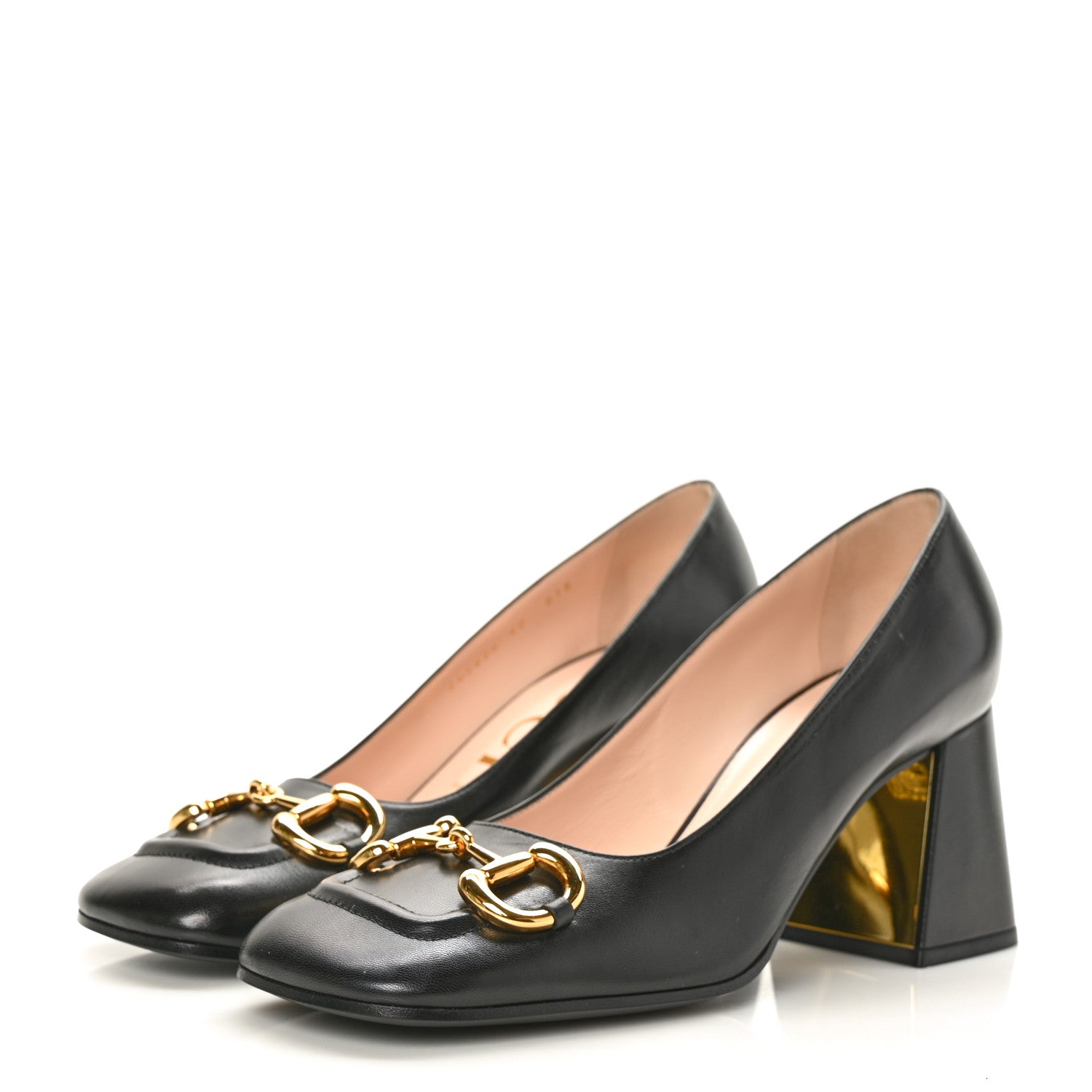 Gucci Malaga Kid Horsebit 75mm Pumps 37.5 Black 3 of 7