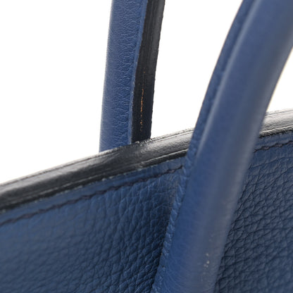 Hermes Togo Birkin 35 Bleu Brighton 13 of 14