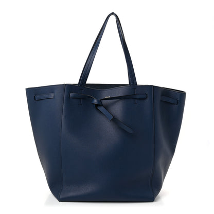 Celine Soft Grained Calfskin Small Belt Cabas Phantom Dark Blue 1 of 11