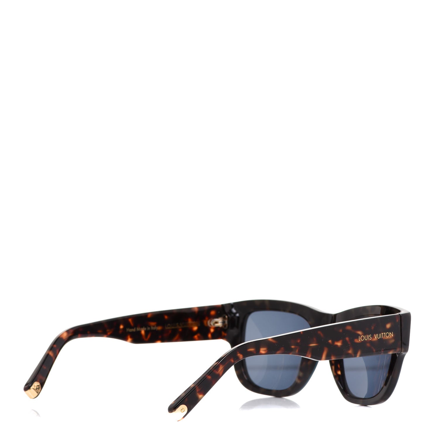 Louis Vuitton Tortoise Aster Sunglasses Z0617W Blue 4 of 7