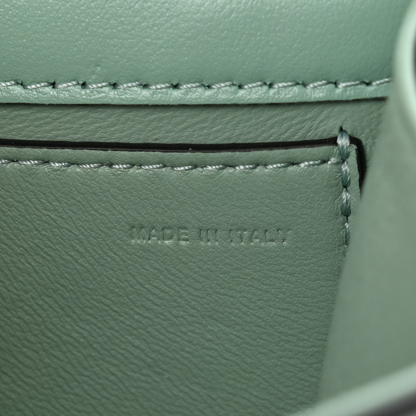 Calfskin Crystal Vlogo Loco Shoulder Bag Morning Dew