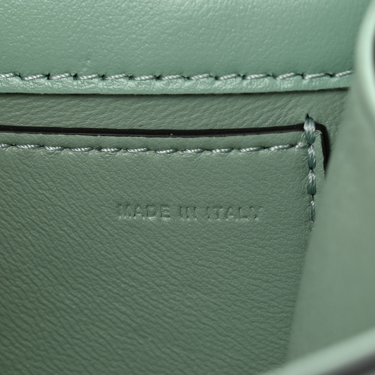 Valentino Garavani Calfskin Crystal Vlogo Loco Shoulder Bag Morning Dew 7 of 13