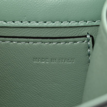 Valentino Garavani Calfskin Crystal Vlogo Loco Shoulder Bag Morning Dew 7 of 13