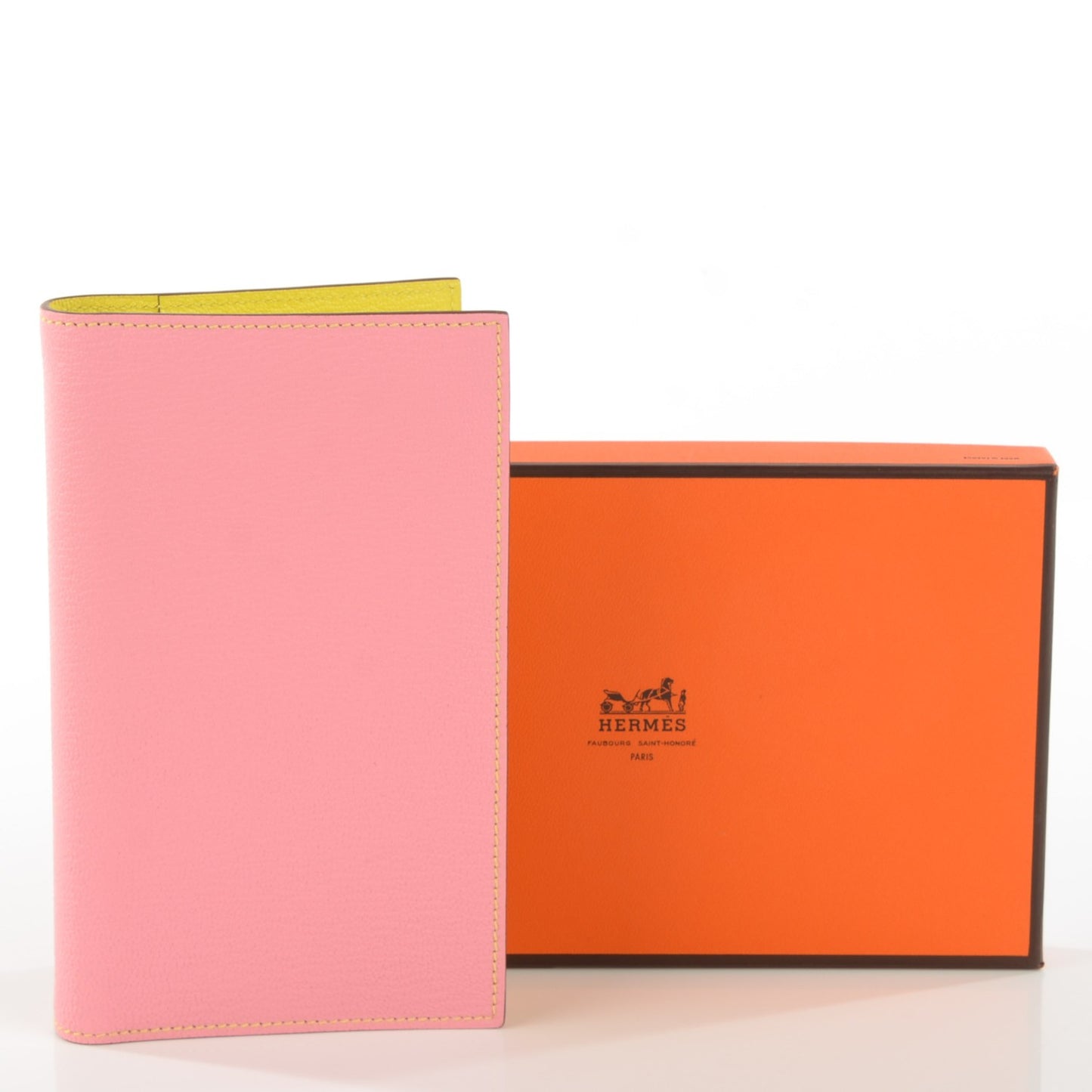Chevre Mysore Vision II Agenda Cover Rose Confetti Soufre