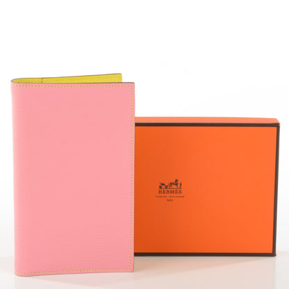 Hermes Chevre Mysore Vision II Agenda Cover Rose Confetti Soufre 5 of 8