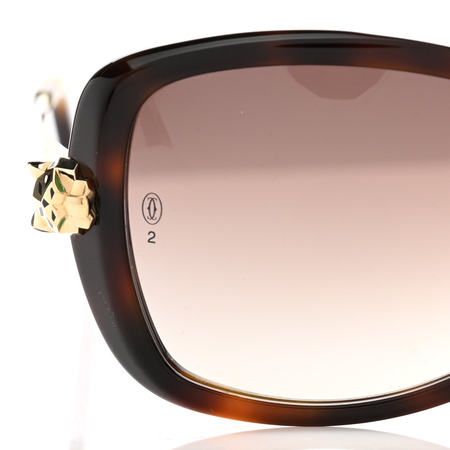 Panthere Wild De Cartier Sunglasses Brown