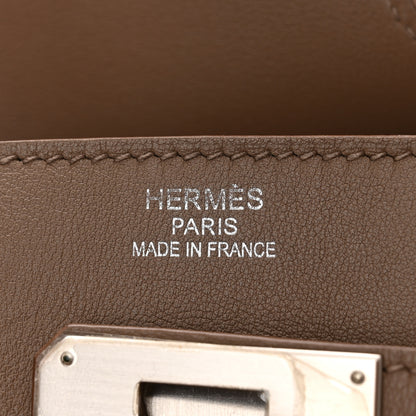 Hermes Togo Tadelakt Swift Casaque Tri-Color Birkin 35 Rose Jaipur Argile Etoupe 6 of 12