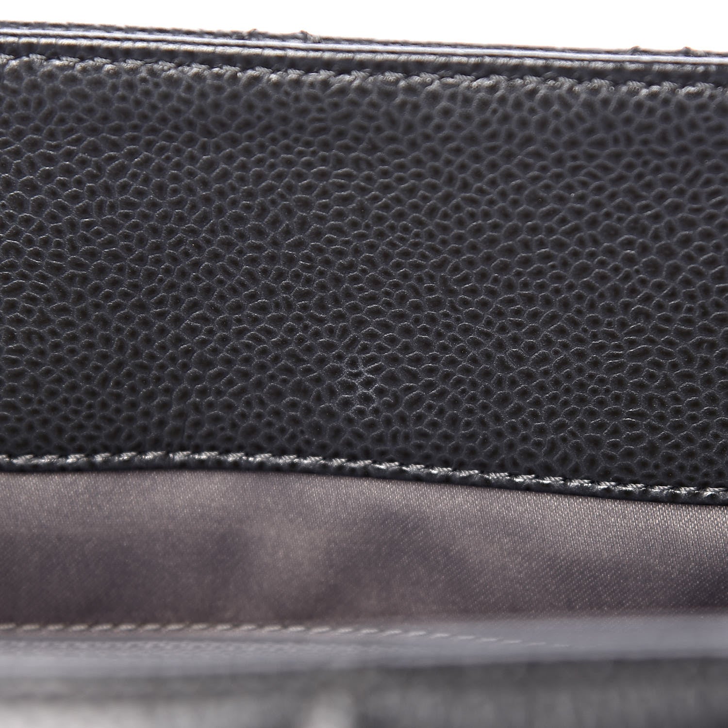 Chanel Caviar Quilted XL Grand Shopping Tote GST Dark Grey 10 of 11