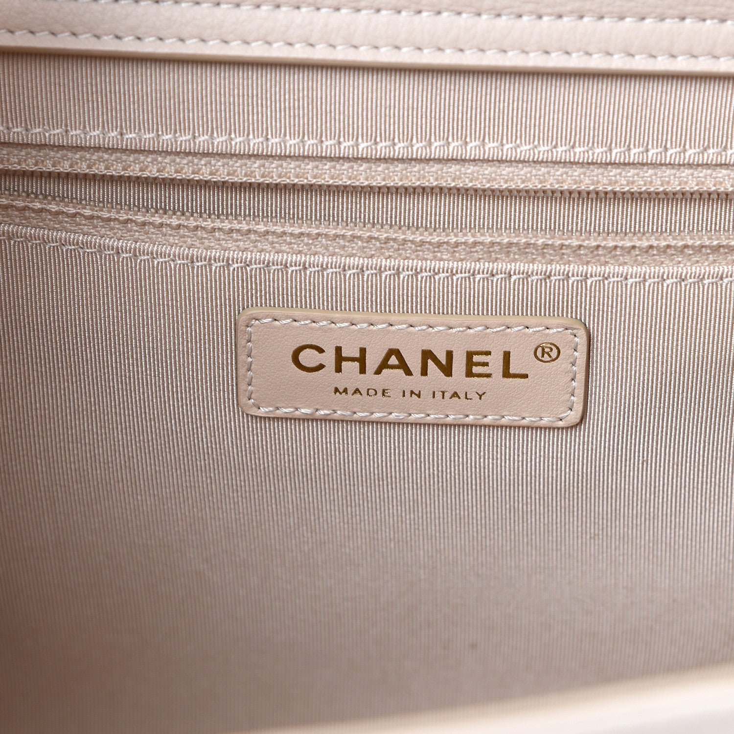 Chanel Bullskin Stitch Small Shopping Tote Light Pink 5 of 11