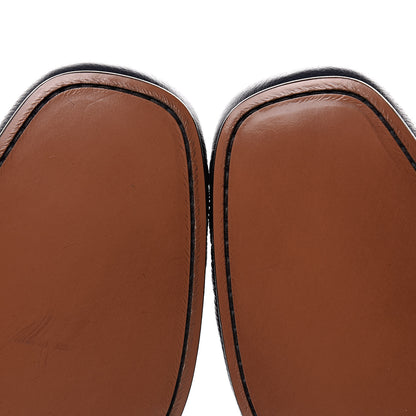 Louis Vuitton Calfskin Mens Montaigne Loafers 8 Marine 7 of 9