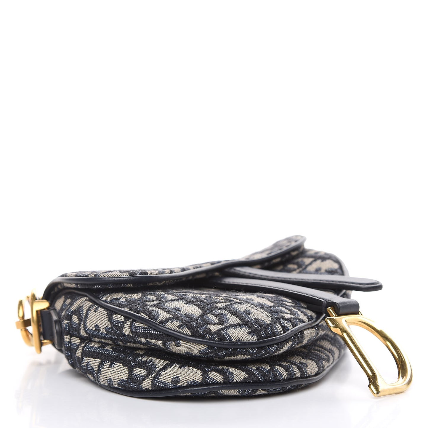 Oblique Mini Saddle Bag Blue