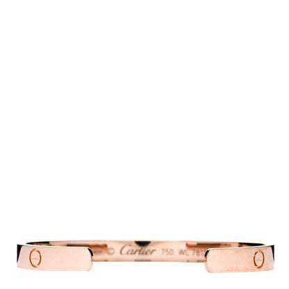 Cartier 18K Pink Gold LOVE Cuff Bracelet 17 2 of 4