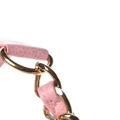 Chanel Caviar Quilted Pochette Pink 22 of 23