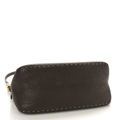 Fendi Calfskin Romano Selleria Mini Mama Baguette Brown 4 of 8