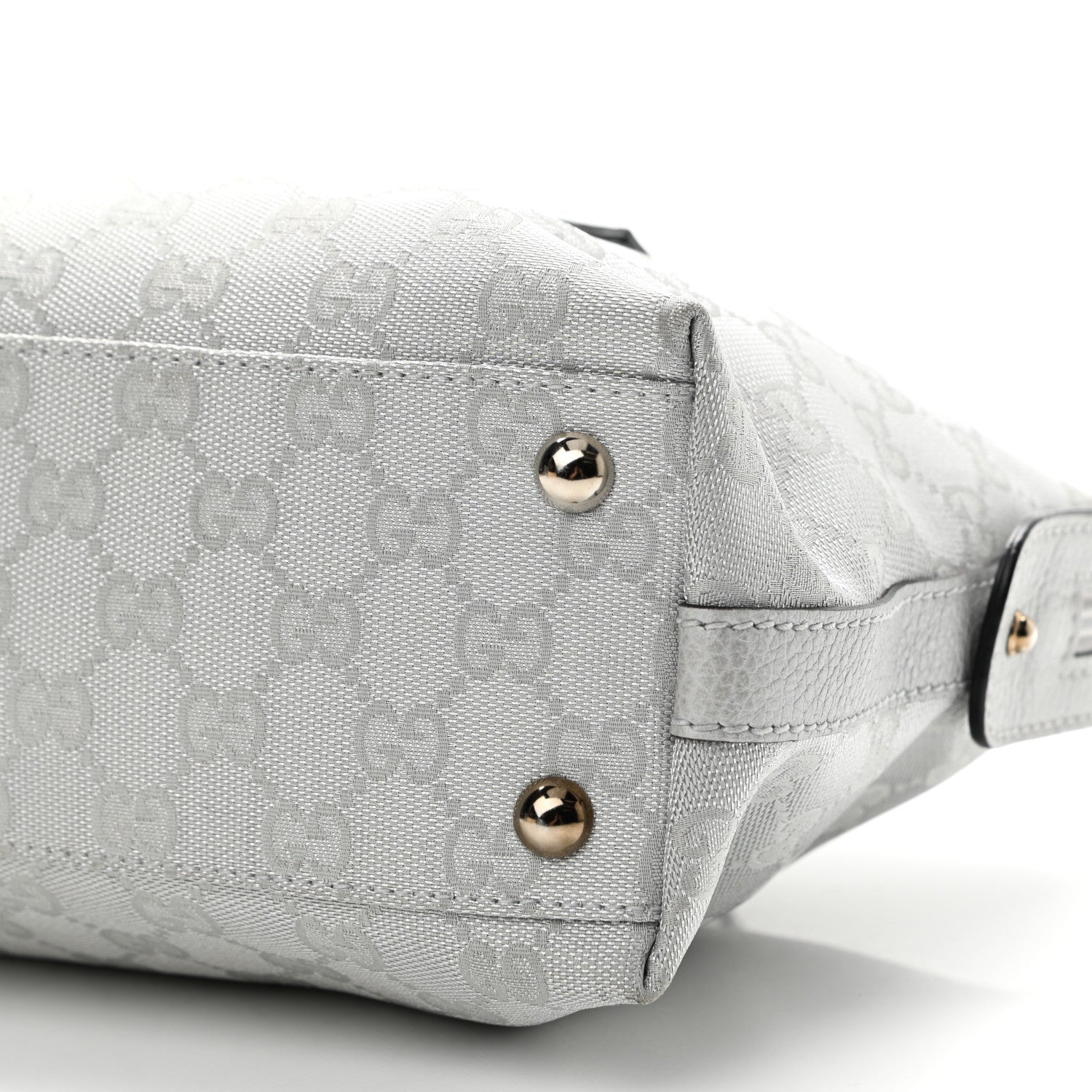 Gucci Monogram Small Boston Silver 10 of 10