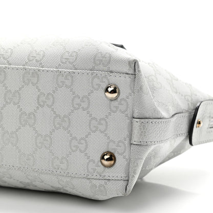 Gucci Monogram Small Boston Silver 10 of 10