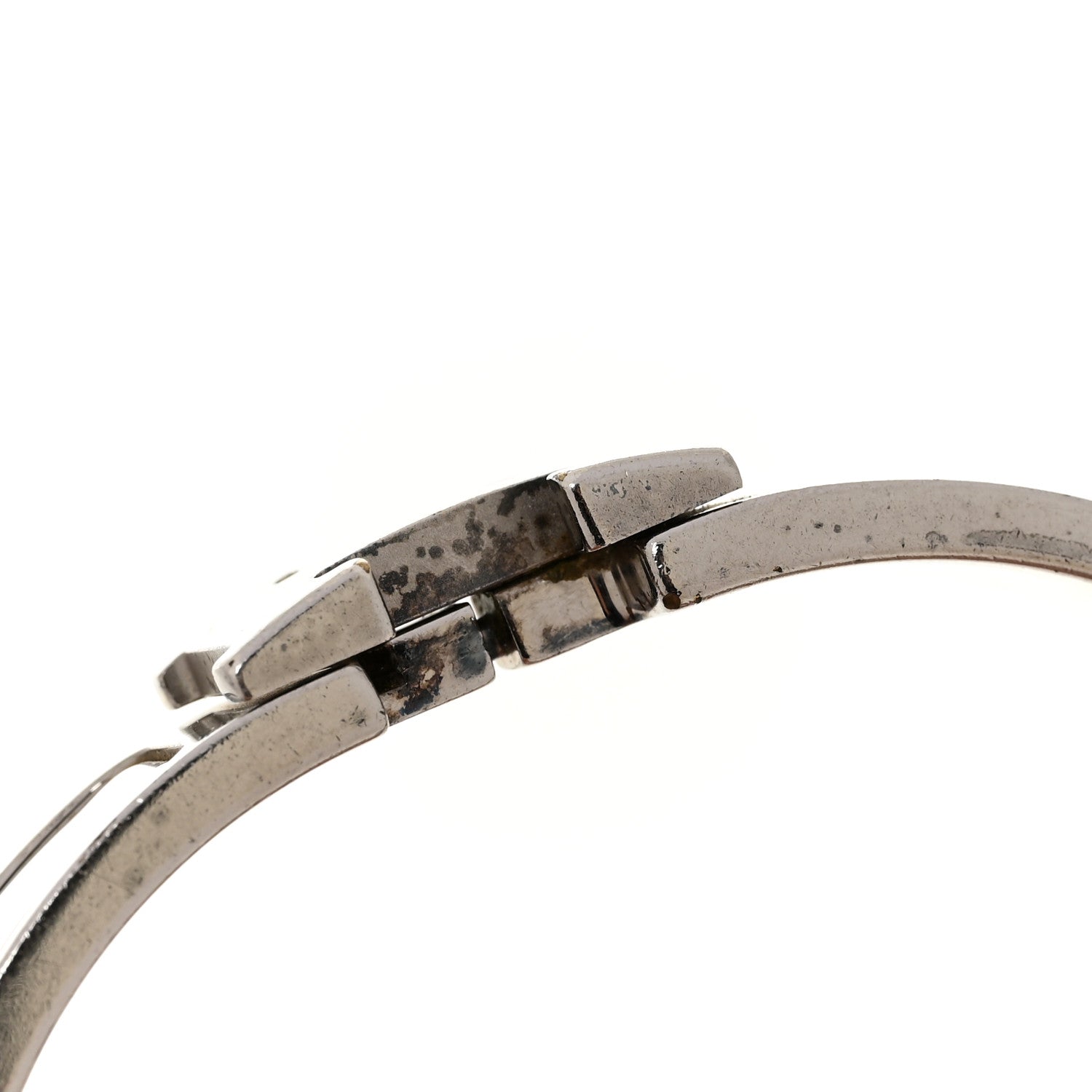 Hermes Enamel Narrow Clic Clac H Bracelet PM White 5 of 7