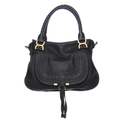 Chloe Calfskin Medium Marcie Satchel Black 1 of 8