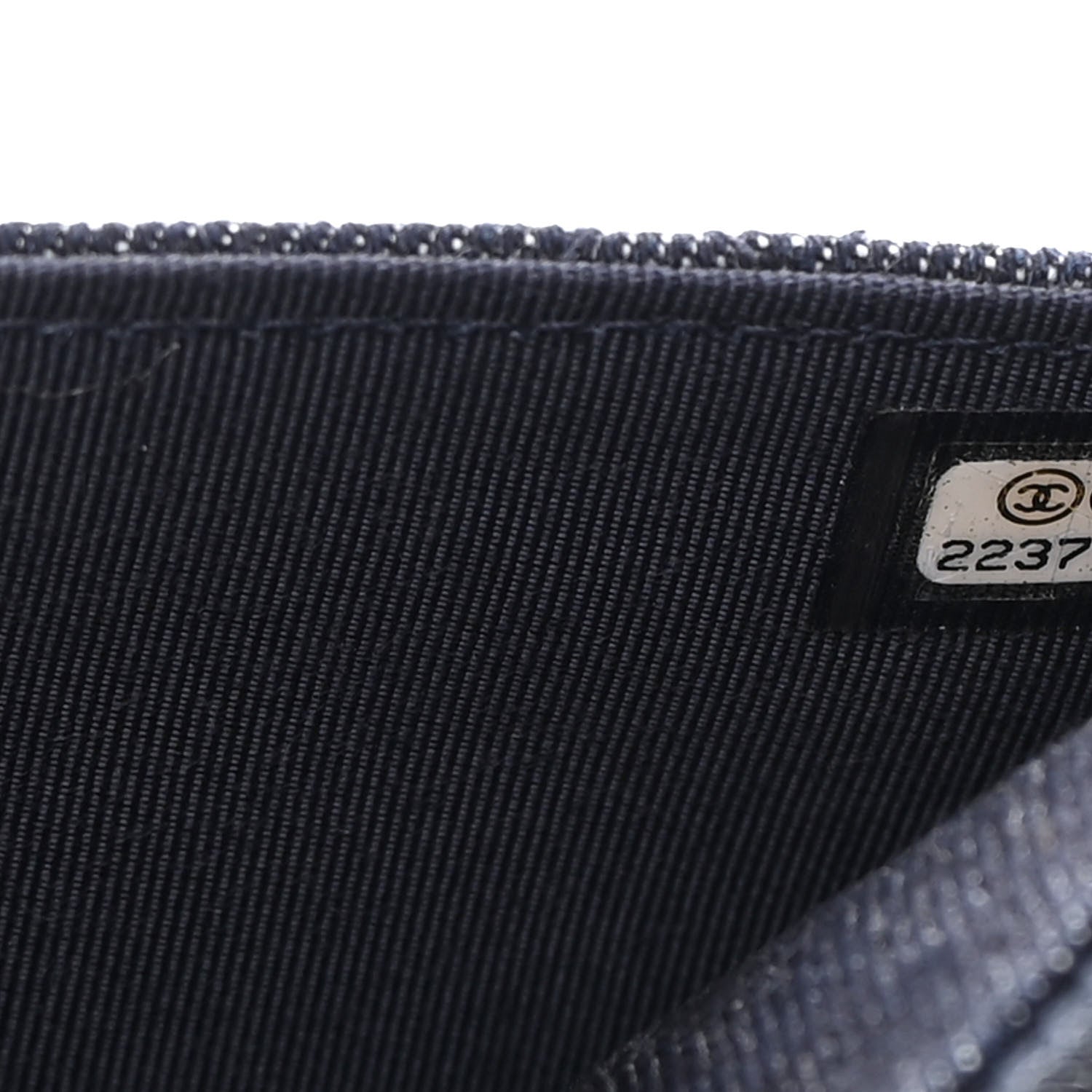 Chanel Denim Quilted Reissue Wallet On Chain WOC Blue 8 of 17