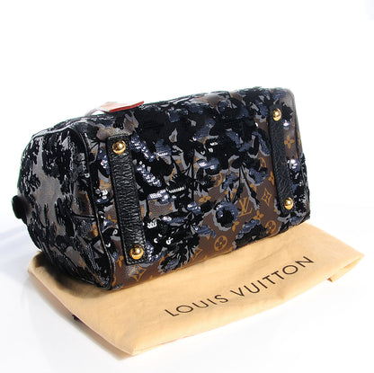 Louis Vuitton Monogram Fleur De Jais Sequins Speedy 30 4 of 7