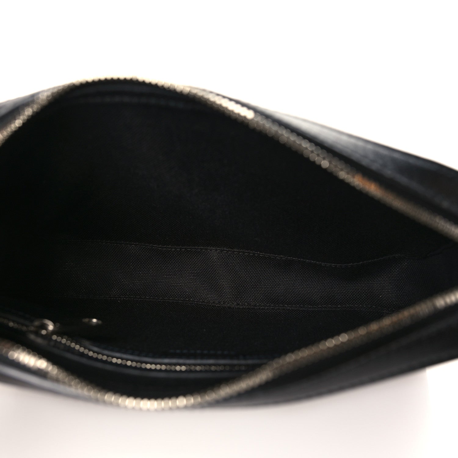 Gucci GG Supreme Monogram Azalea Calfskin Retro Interlocking G Wristlet Shoulder Bag Black 5 of 9