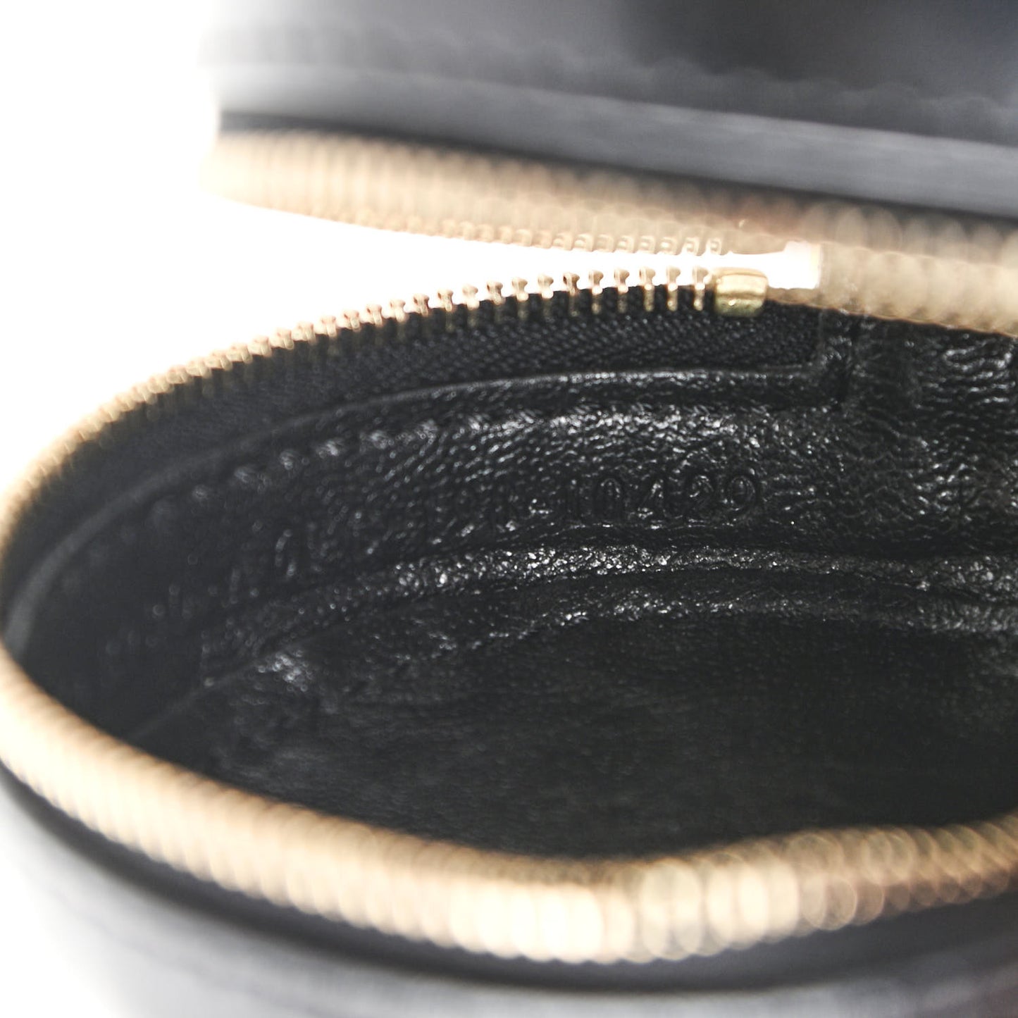 Calfskin FF 1974 Embossed Help Bag Maya Black