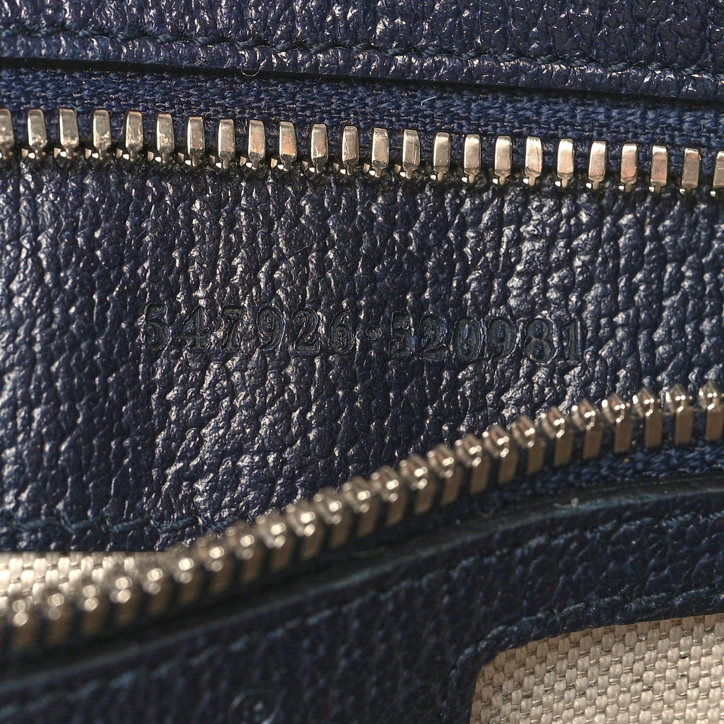 GG Supreme Monogram Textured Dollar Calfskin Web Small Ophidia Messenger Bag Beige Blue