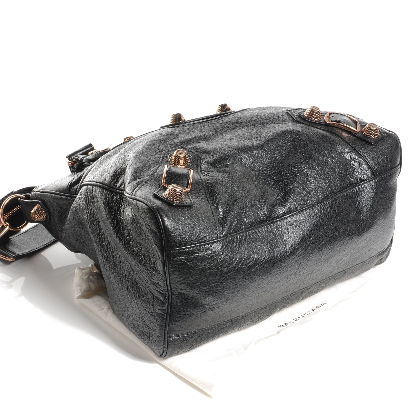 Agneau Giant 21 Rose Gold Hardware Velo Black