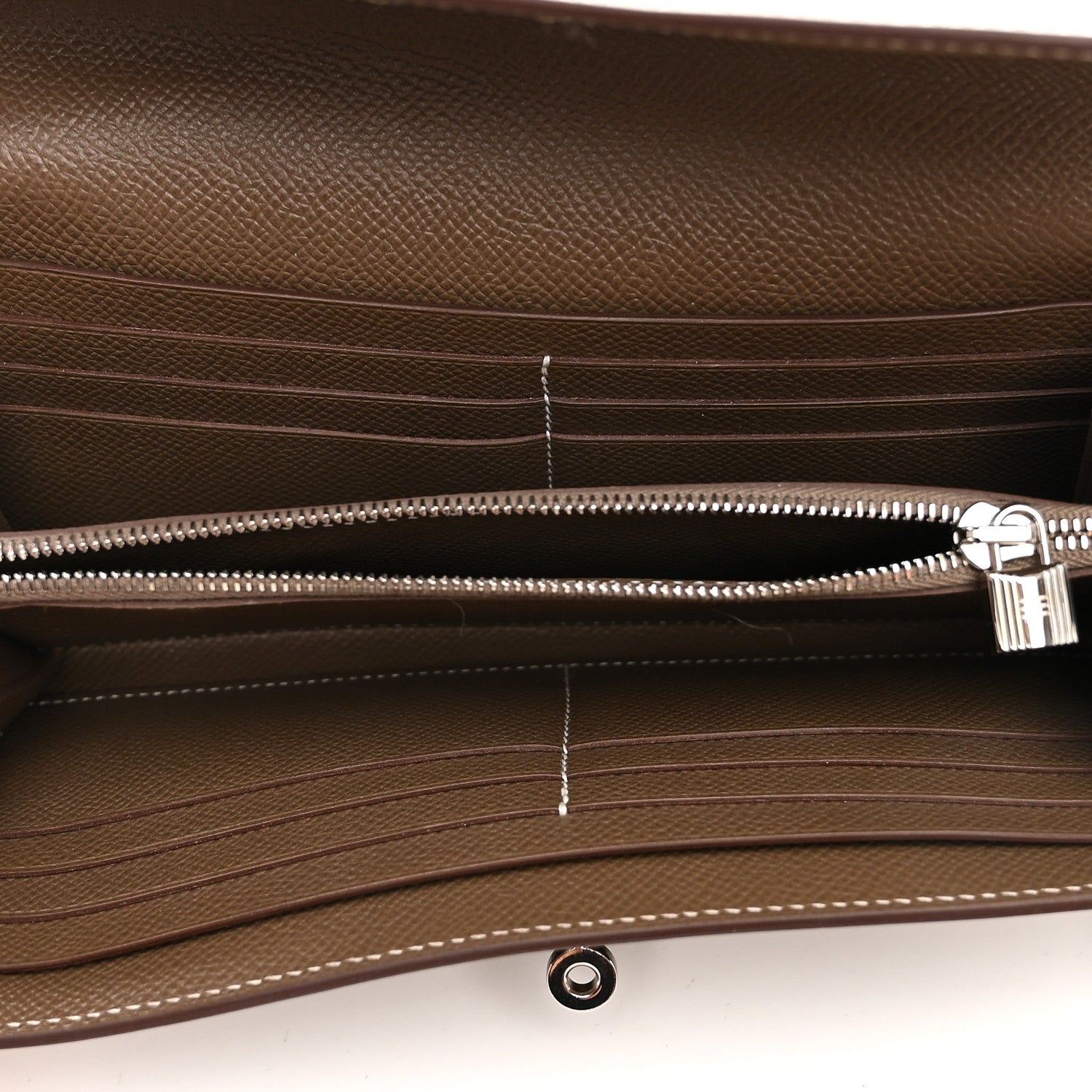 Hermes Epsom Kelly Longue Wallet Etoupe 5 of 8