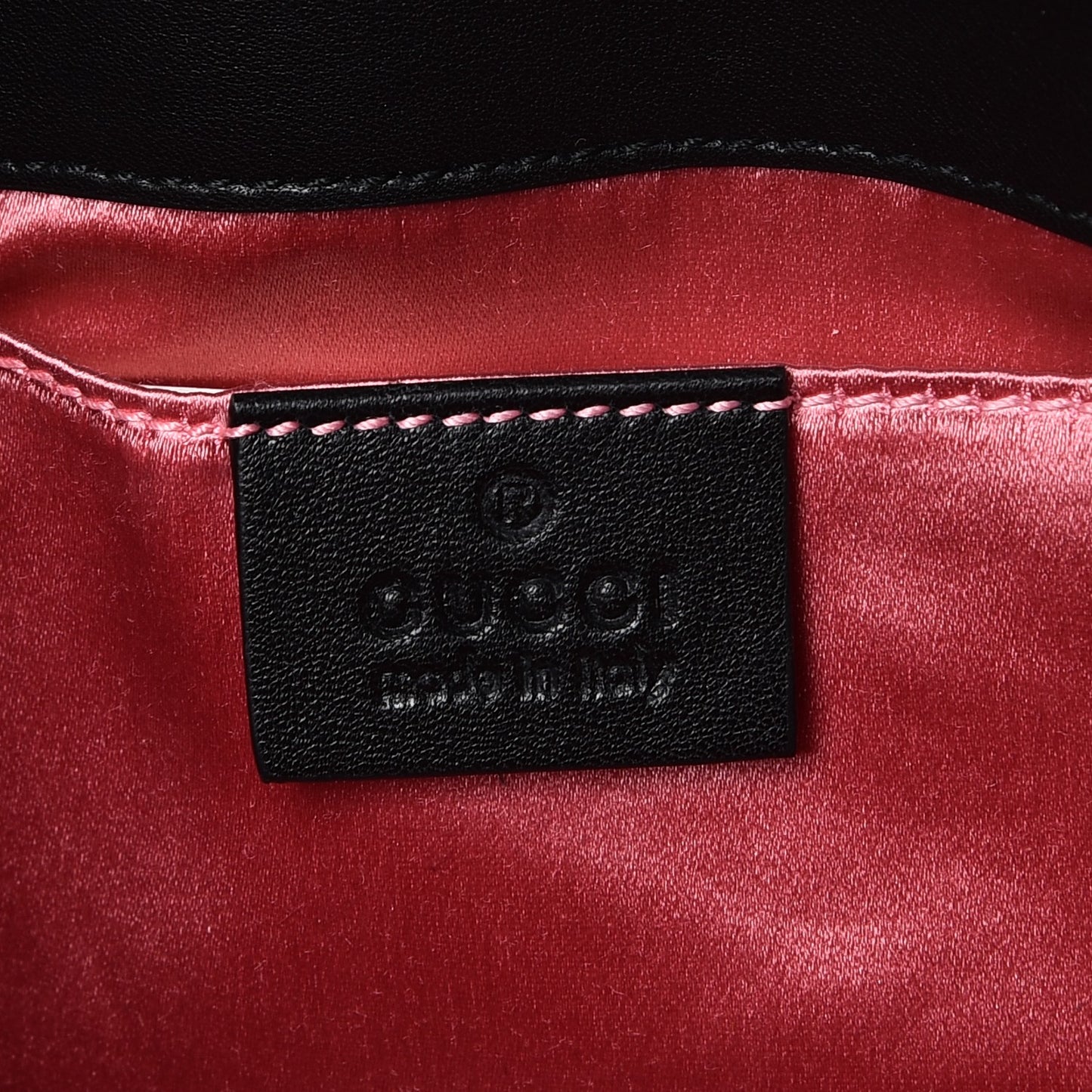 Velvet Matelasse Mini GG Marmont Shoulder Bag Black