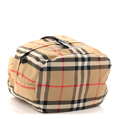 Burberry Econyl Icon Stripe Phoebe Drawcord Pouch Archive Beige 4 of 9