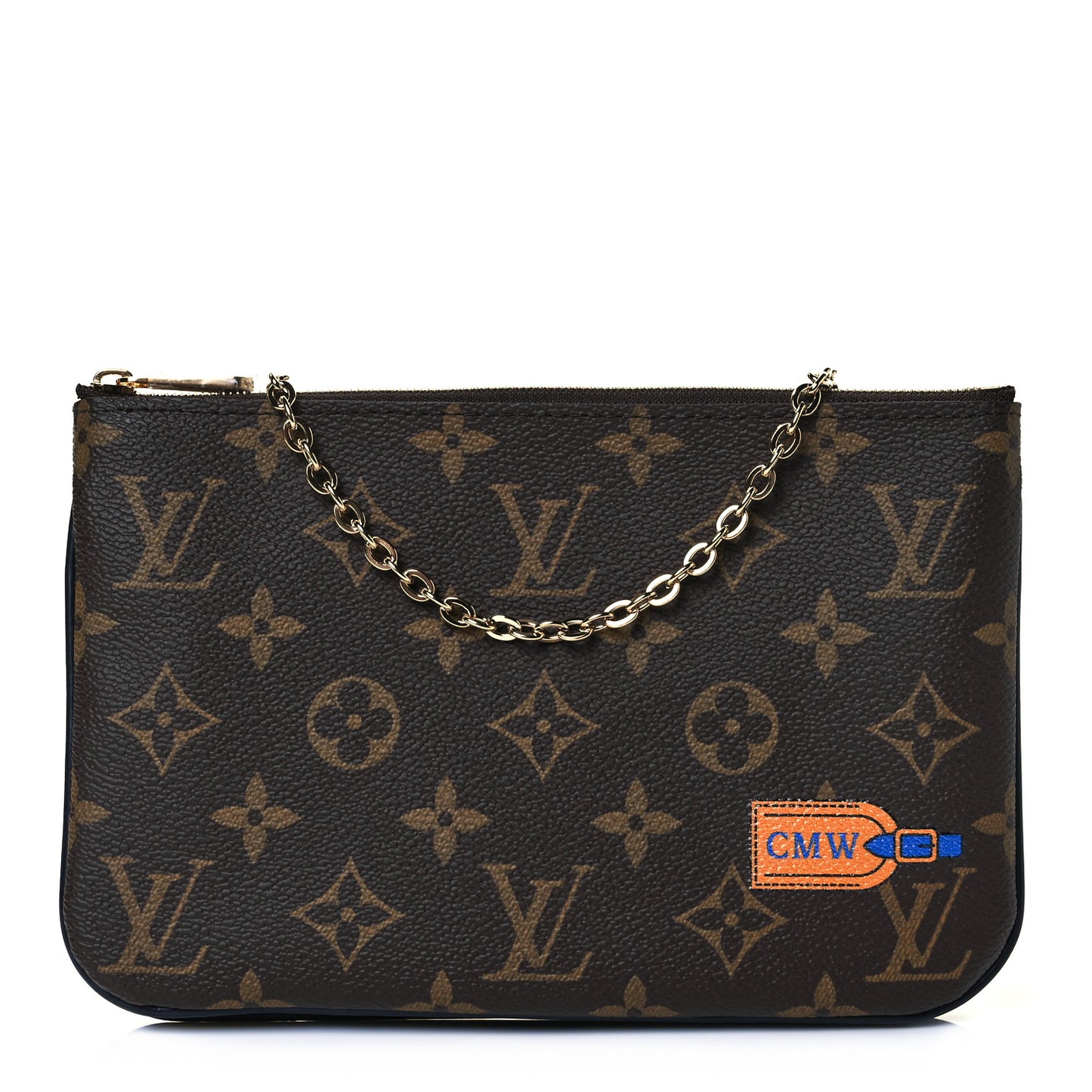 Monogram World Tour Double Zip Pochette