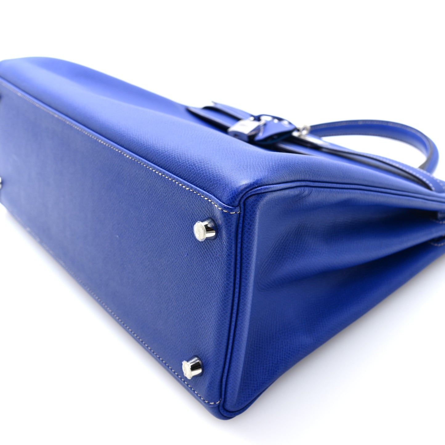 Epsom Kelly Sellier 35 Bleu Electrique
