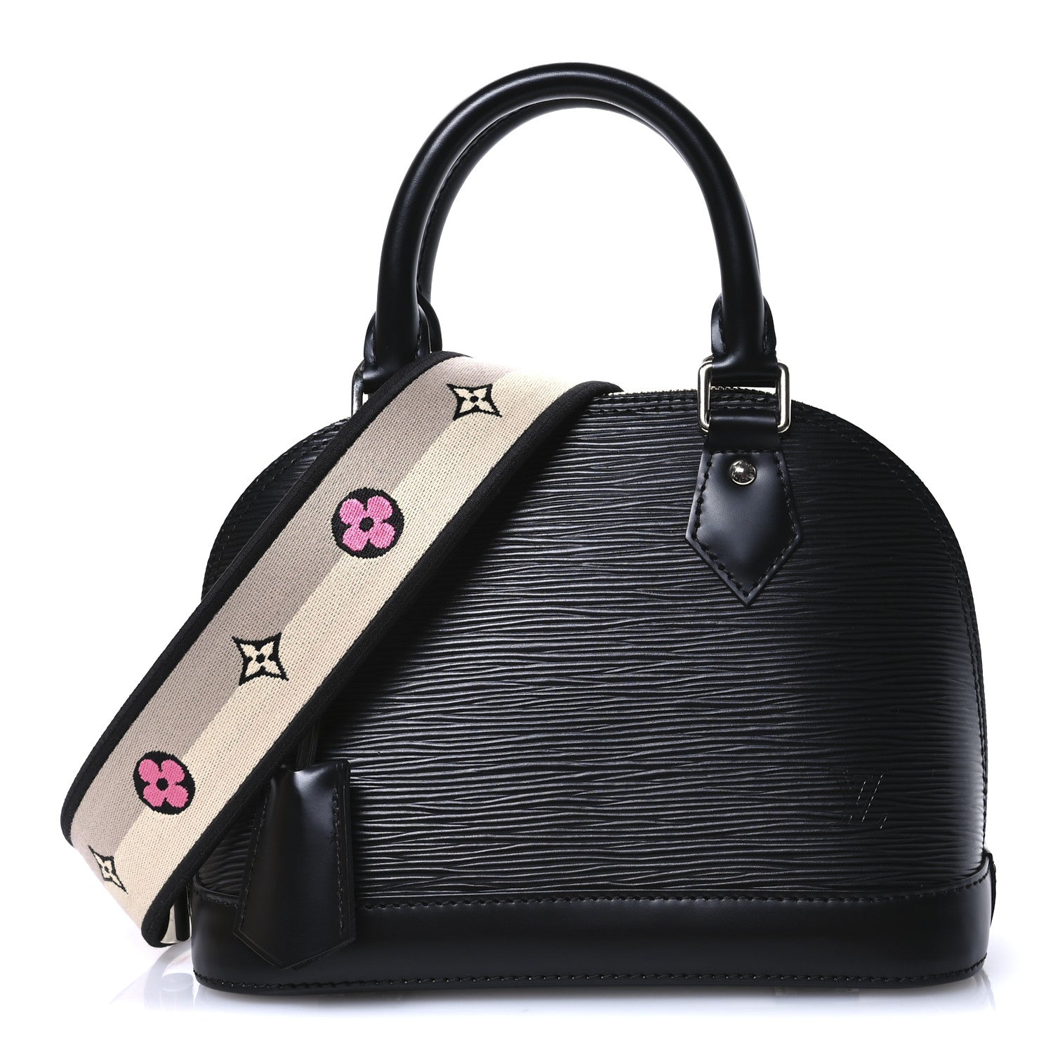 Louis Vuitton Epi Jacquard Alma BB Black 7 of 10