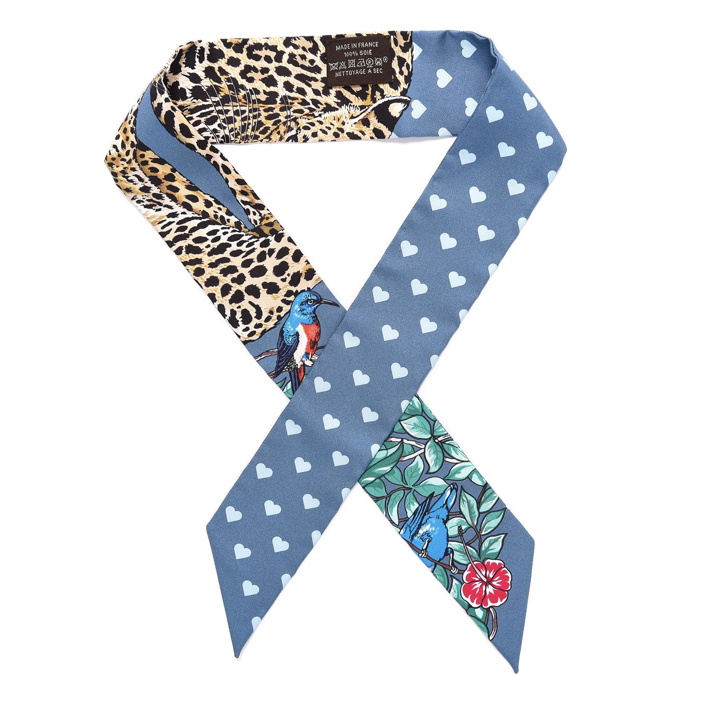 Silk Jungle Love Twilly Gris Bleuete Vert