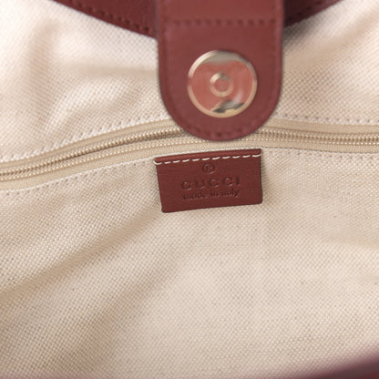 Gucci Guccissima Medium Sukey Tote Cherry 8 of 10