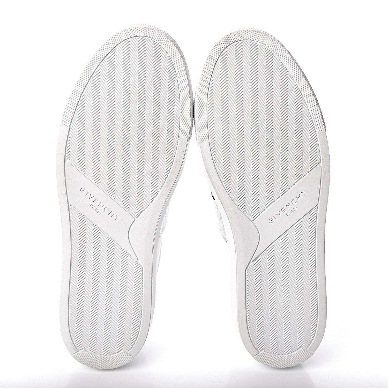 Givenchy Calfskin Band Logo Womens Urban Street Sneakers 38 Argent 8 of 9