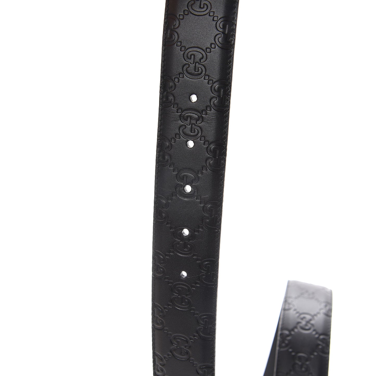 Guccissima Signature Interlocking G 40mm Belt 90 36 Black