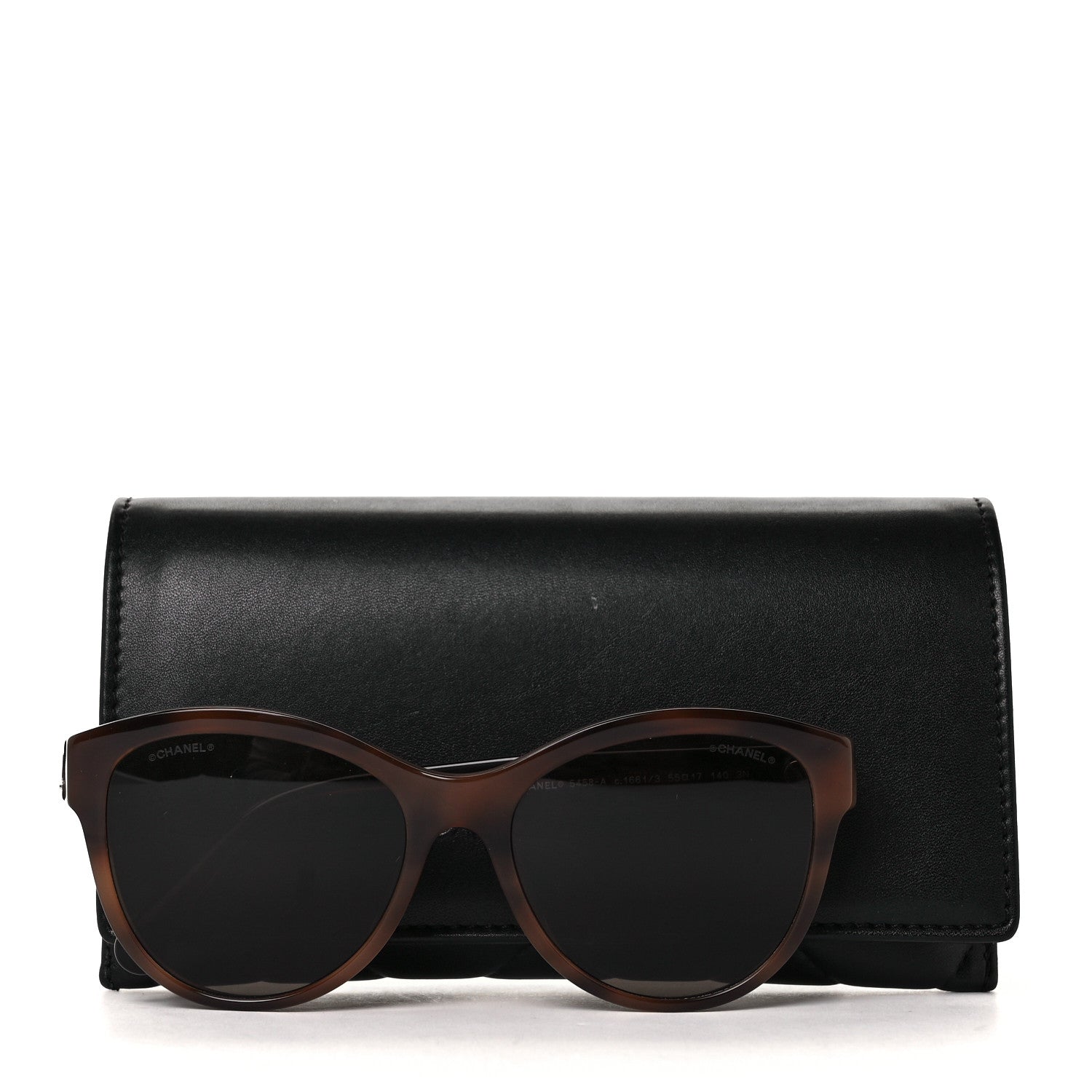 Chanel Acetate Pantos Logo Sunglasses 5458 Tortoise Brown 7 of 7