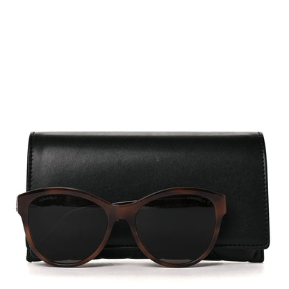 Chanel Acetate Pantos Logo Sunglasses 5458 Tortoise Brown 7 of 7