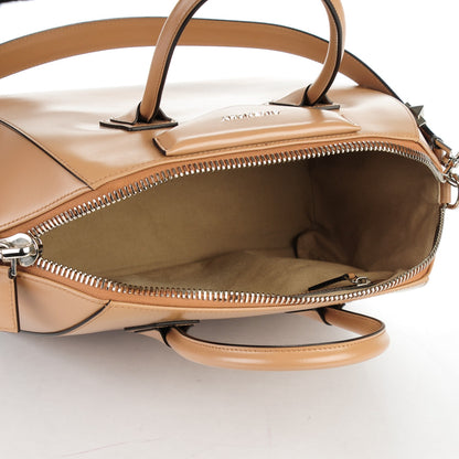 Givenchy Shiny Lord Calfskin Medium Antigona Dark Beige 3 of 5