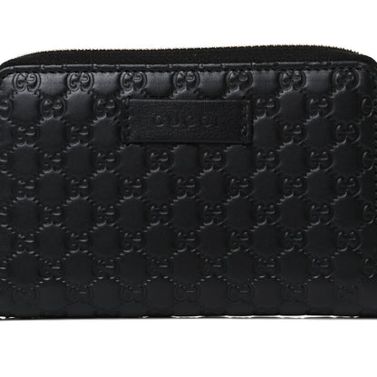 Gucci Microguccissima Zip Around Card Case Black 2 of 9
