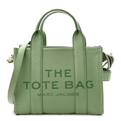 Marc Jacobs Grained Calfskin Small The Tote Bag Aspen Green 1 of 15