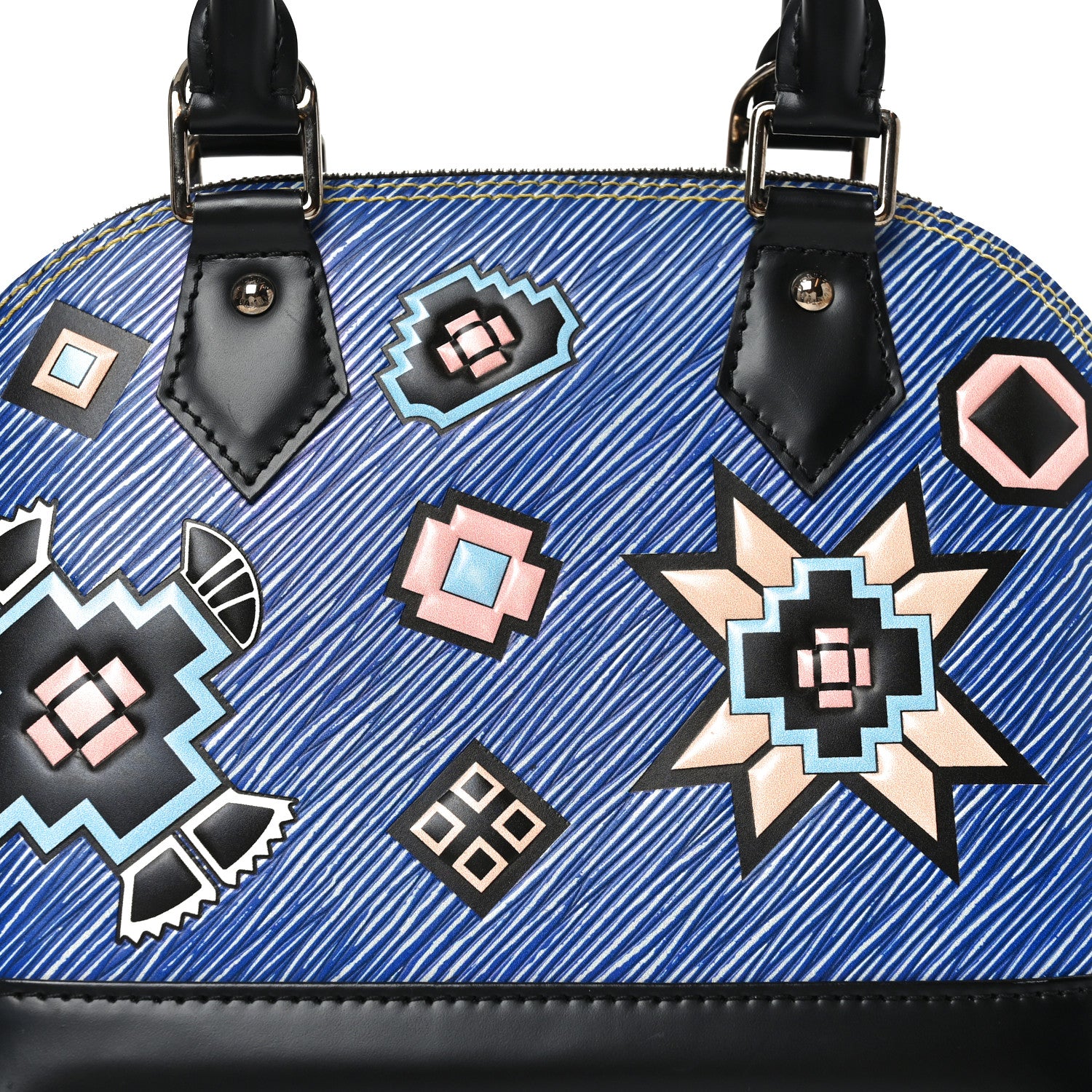 Louis Vuitton Epi Azteque Alma BB Denim Light 7 of 9