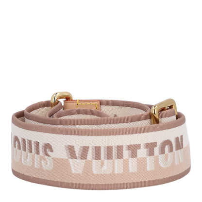 Louis Vuitton Jacquard Speedy Bandouliere 20 Shoulder Strap Beige 2 of 3