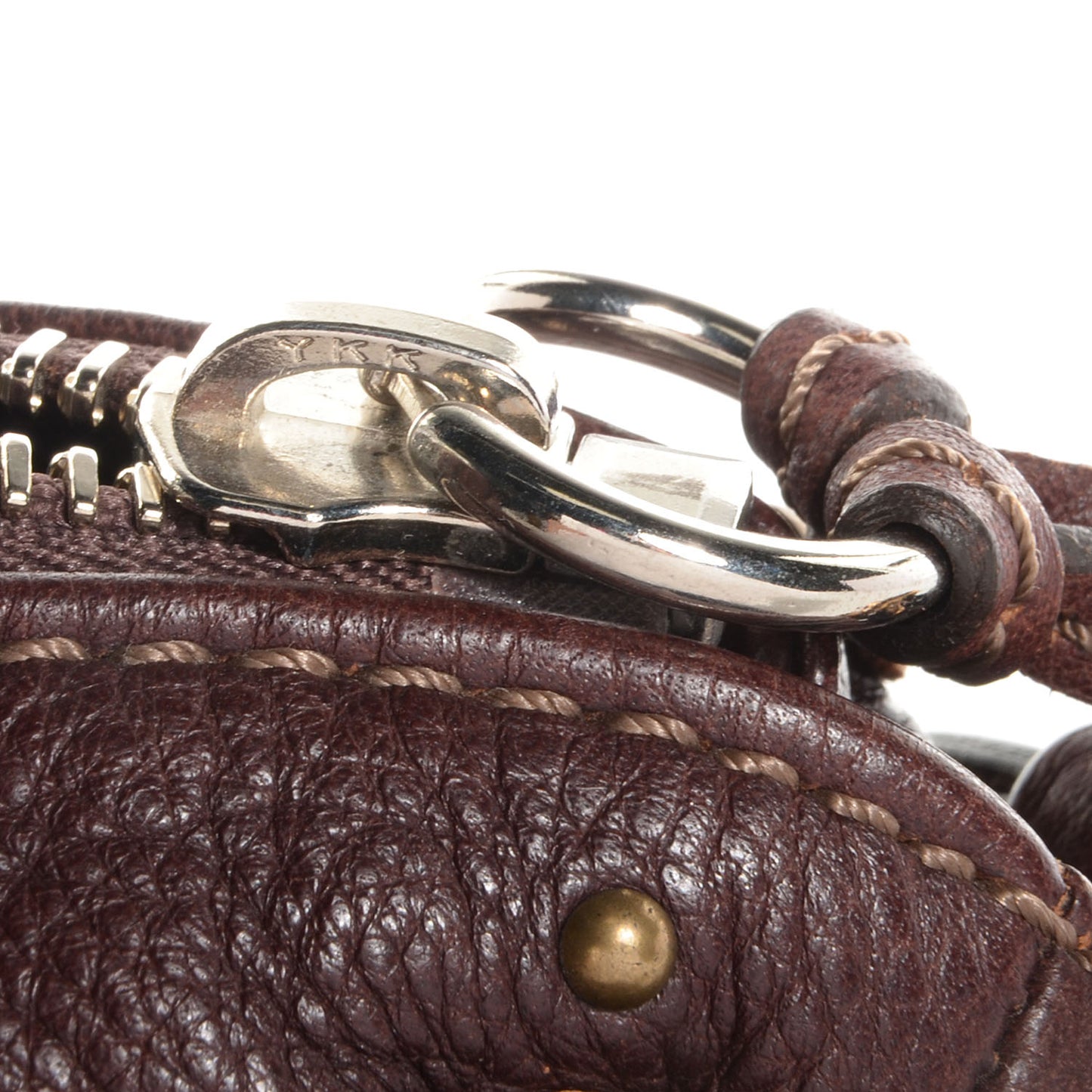 Leather Medium Paddington Satchel Chocolate