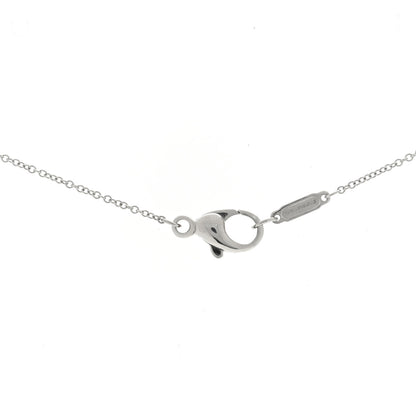 Tiffany Platinum Pearl Diamond 10-11mm Victoria Pendant Necklace 4 of 4