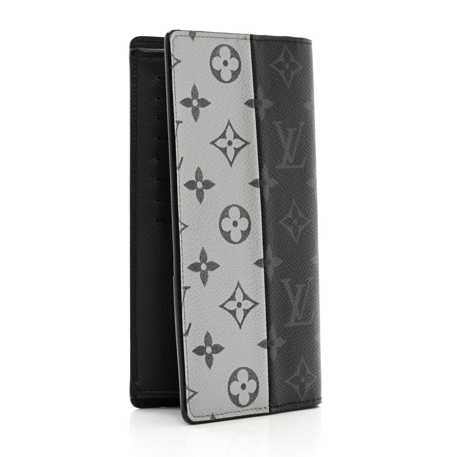 Louis Vuitton LOUIS VUITTON Monogram Eclipse Split Brazza Wallet 3 of 6