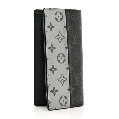 Louis Vuitton LOUIS VUITTON Monogram Eclipse Split Brazza Wallet 3 of 6