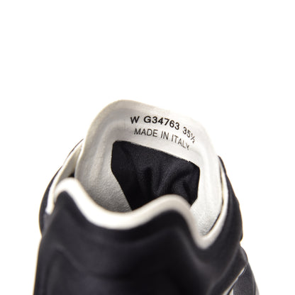 Chanel Calfskin Mesh Lycra Sneakers 35.5 Black 10 of 10